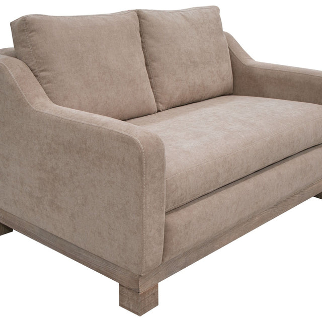 International Furniture Direct Samba - Loveseat - Light Brown