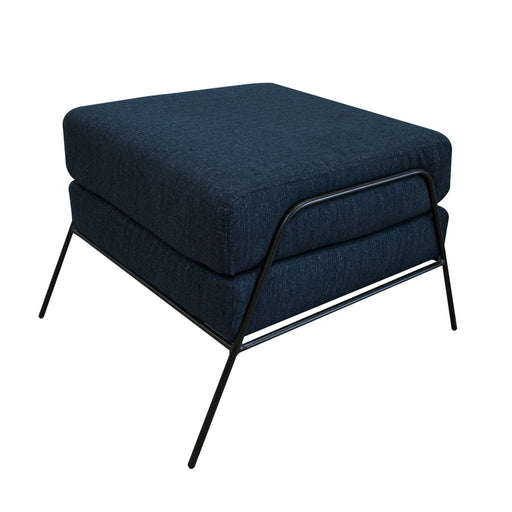 International Furniture Direct Tyne - Ottoman - Dark Blue