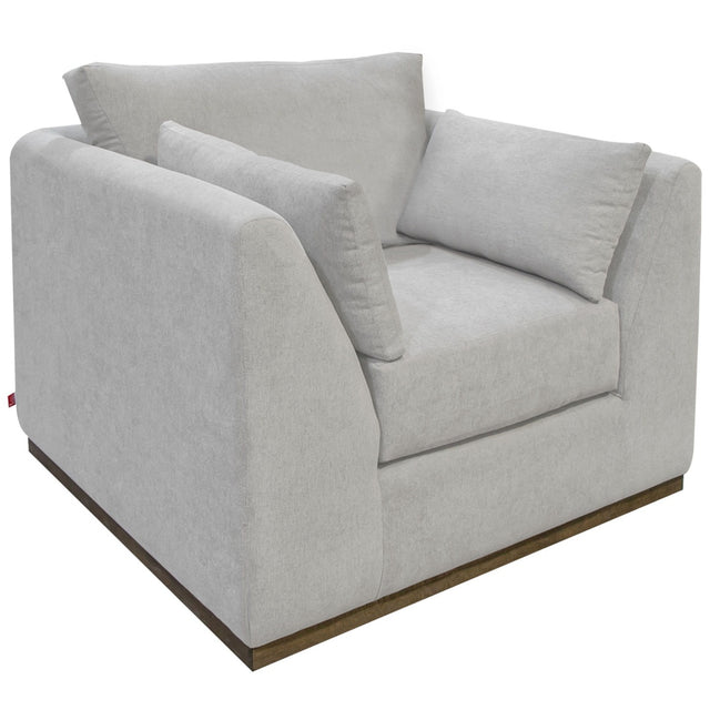 International Furniture Direct Vallarta - Arm Chair - Beige - Fabric