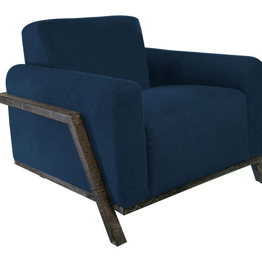 International Furniture Direct Fika - Arm Chair - Dark Blue