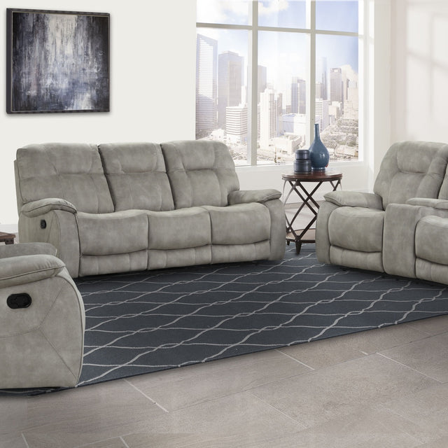 Parker House Cooper - Manual Reclining Sofa Loveseat And Recliner - Shadow Natural
