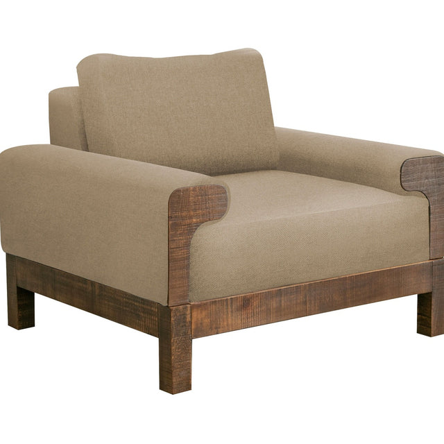 International Furniture Direct Sedona - Arm Chair - Light Brown