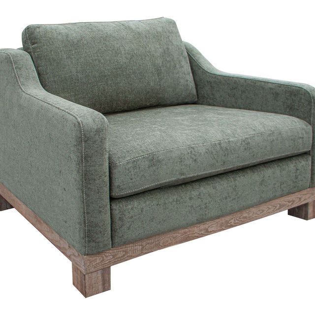 International Furniture Direct Samba - Arm Chair - Olive