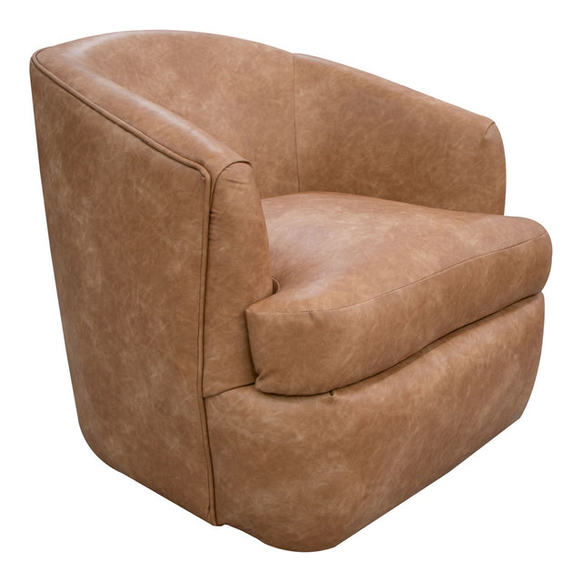 International Furniture Direct Tumbi - Arm Chair - Cognac