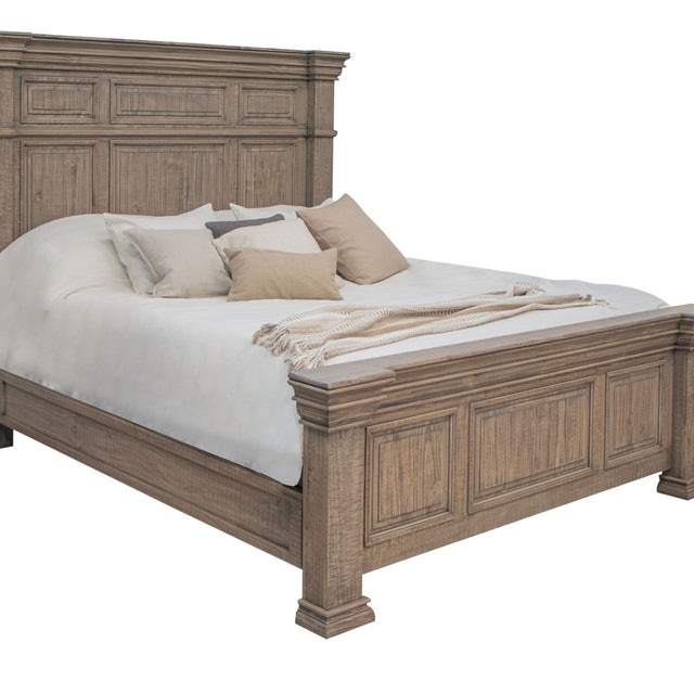 International Furniture Direct Royal - King Bed - Sandy Brown