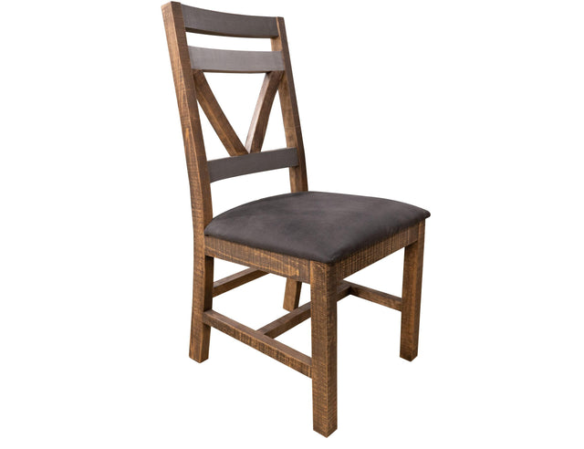 International Furniture Direct Loft Brown - Chair - Two Tone Gray & Brown