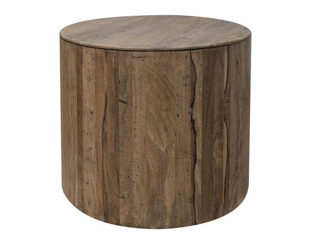 International Furniture Direct Balam - End Table - Almond & Barrel Brown