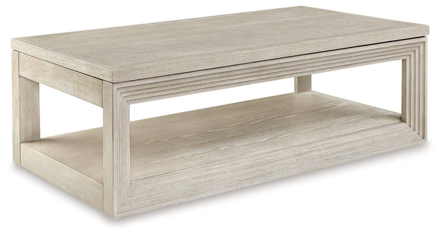 Ashley Marxhart Lift Top Cocktail Table - Bisque