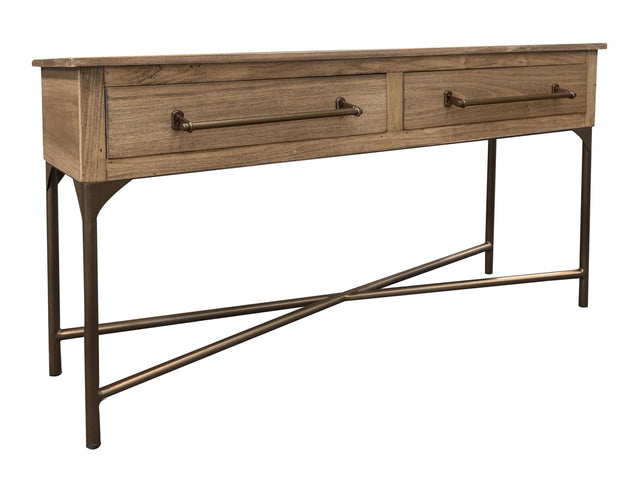 International Furniture Direct Bernabe - Sofa Table - Sepia Brown