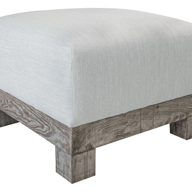 International Furniture Direct Samba - Ottoman - White