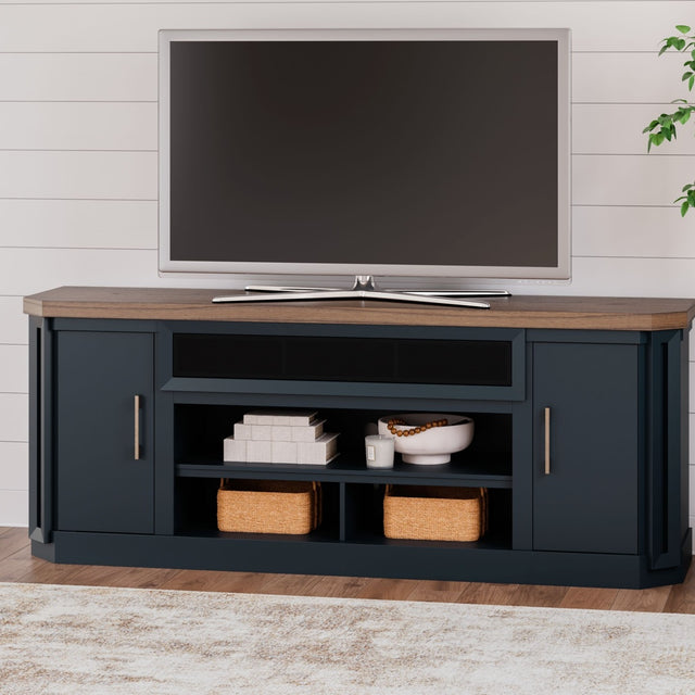Ashley Landocken XL TV Stand w/Fireplace Option