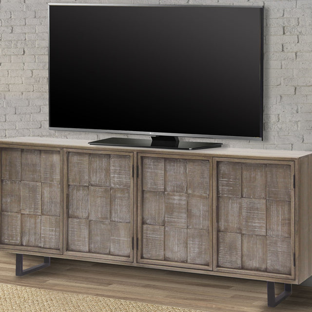Parker House Crossings Casablanca - TV Console (78") - Driftwood