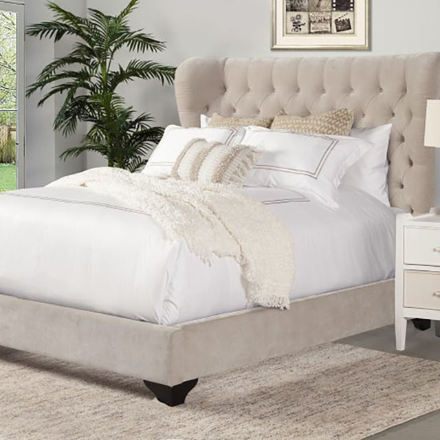 Parker House Chloe - King Bed - Meringue