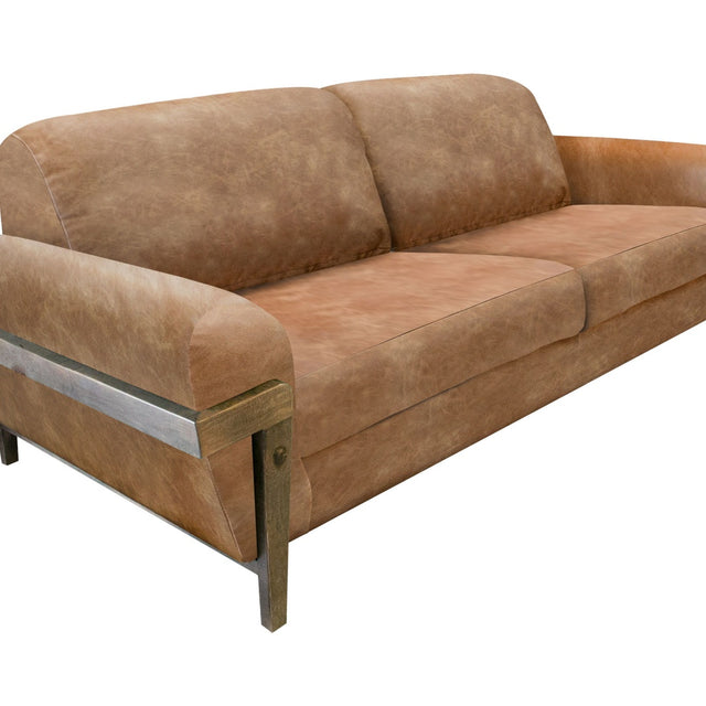 International Furniture Direct Loft Brown - Sofa - Cognac
