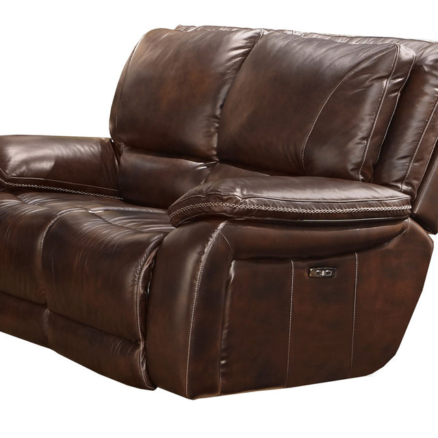 Parker House Vail - Power Loveseat - Burnt Sienna