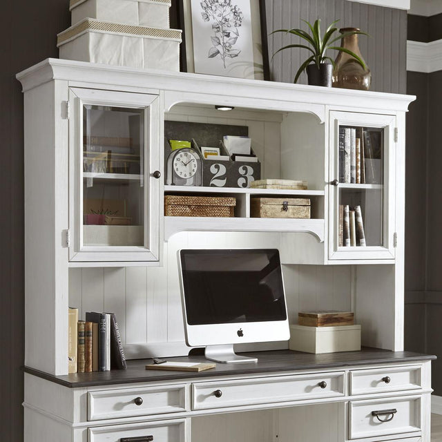 Liberty Furniture Allyson Park - Jr. Executive Credenza Hutch - White